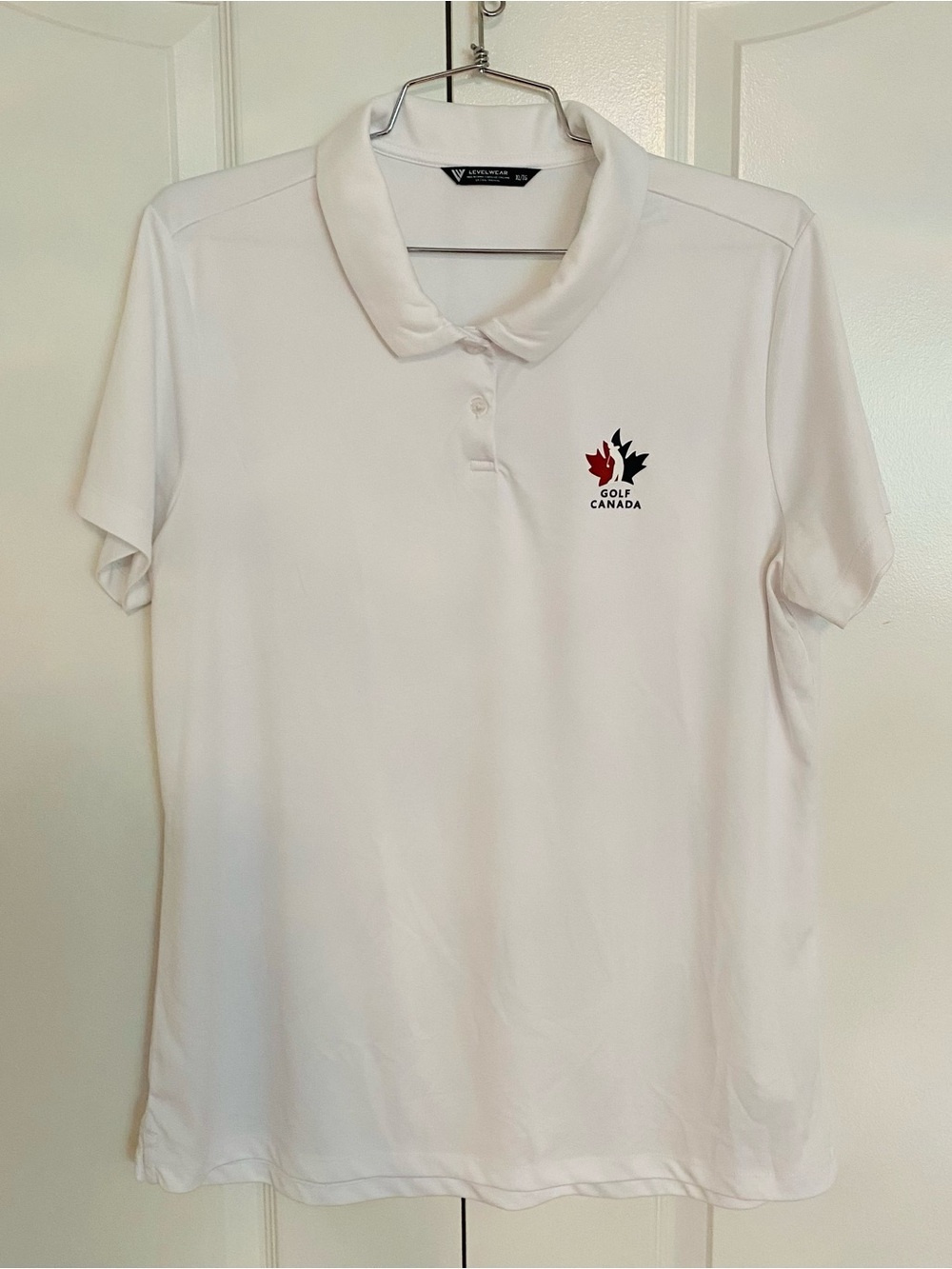 Women's Golf Canada White Polo Shirt